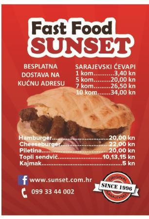 Fast Food Sunset